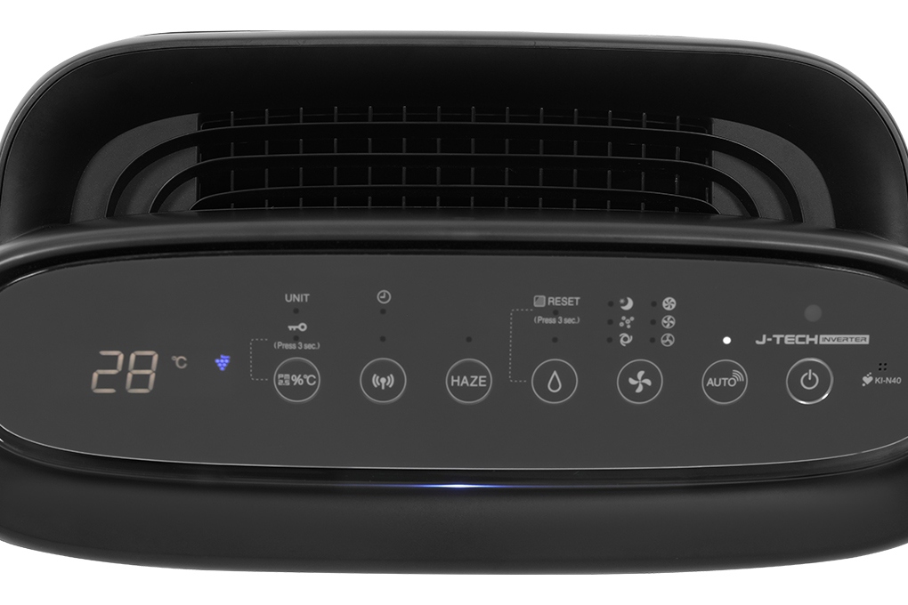 Máy lọc không khí tạo ẩm Sharp KI-N40V-H 29W Màu Đen