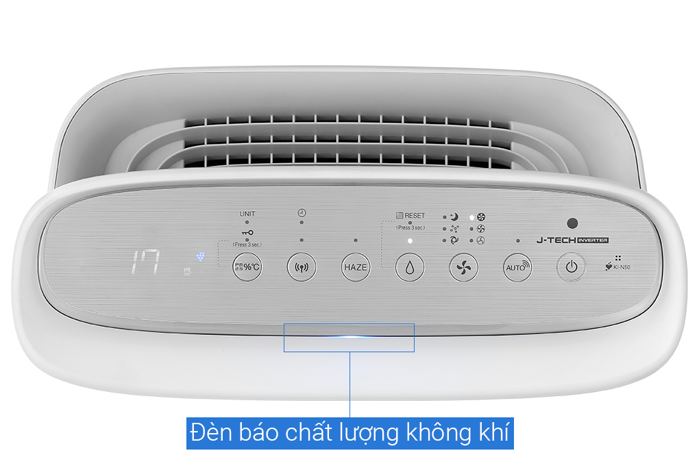 Máy lọc không khí tạo ẩm Sharp KI-N50V-W 51W Màu Trắng
