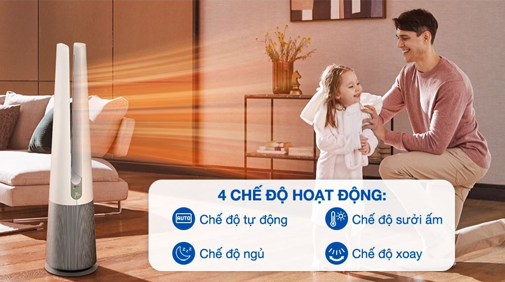 Máy lọc không khí LG PuriCare AeroTower FS15GPCJ0.ABAE 40W - Chế độ hoạt động