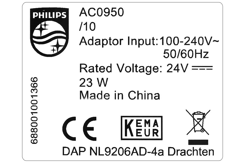 Máy lọc không khí Philips AC0950/10 23W Màu Trắng