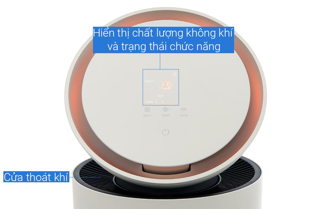 Máy lọc không khí LG PuriCare Aero Booster AS55GGSY0 55W Màu Màu be