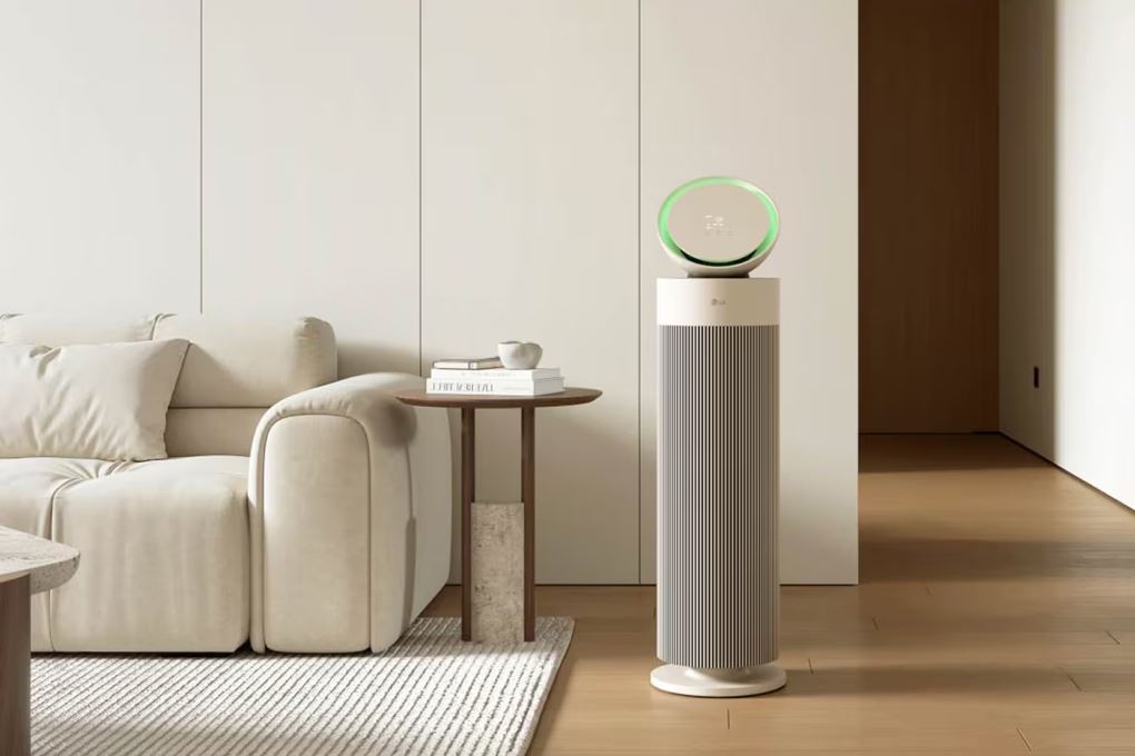 Máy lọc không khí LG PuriCare Aero Booster AS55GGSY0 55W Màu Màu be