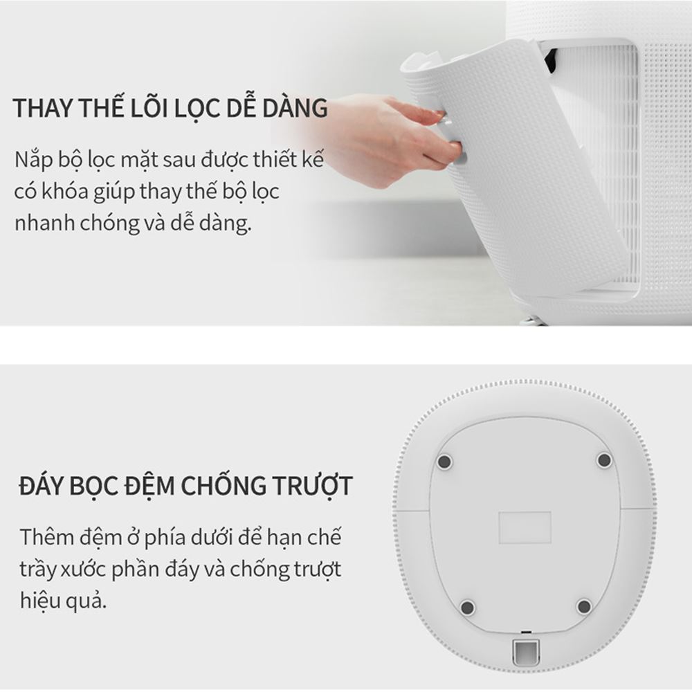 Máy lọc không khí Lock&Lock ENP124WHT 50W Màu Trắng