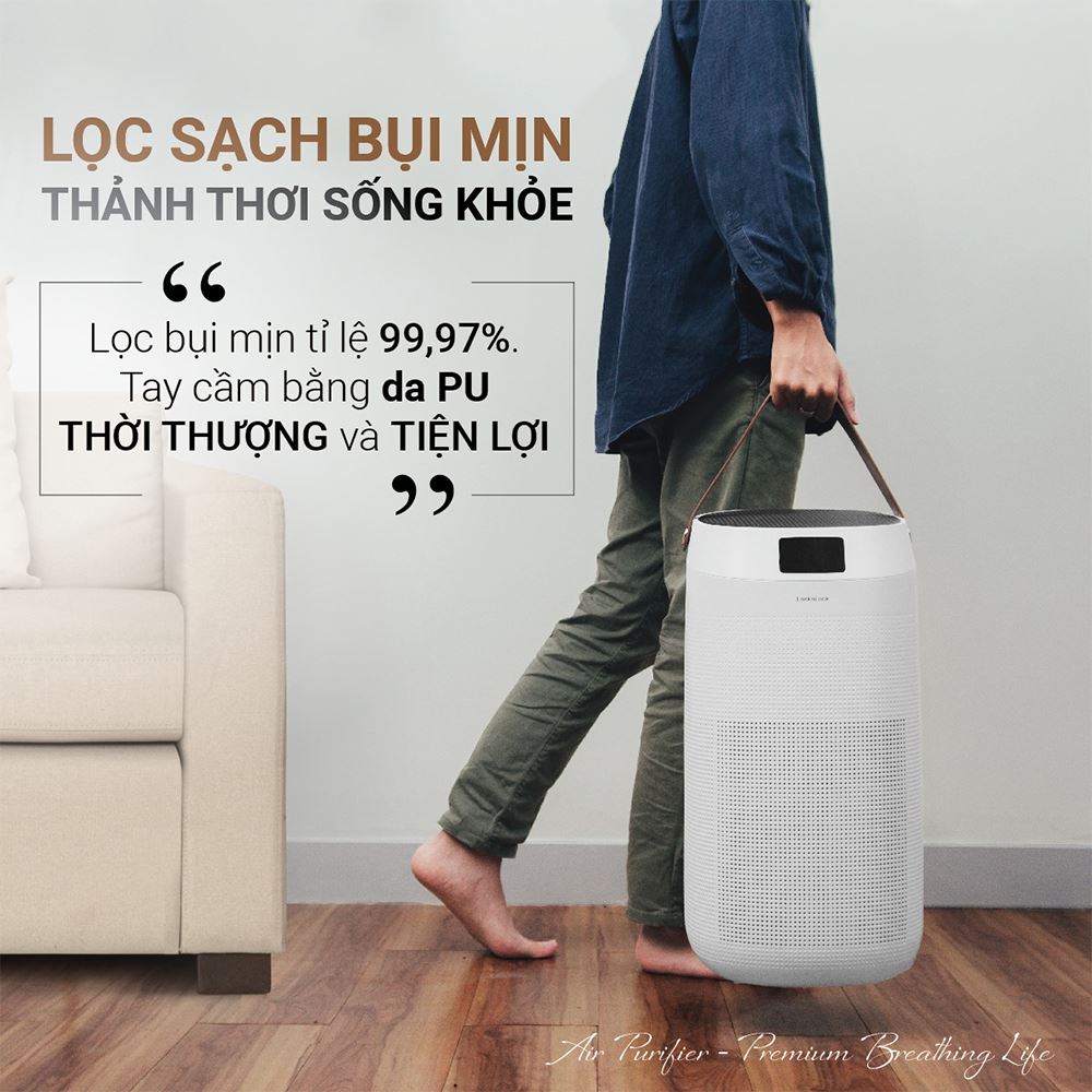 Máy lọc không khí Lock&Lock ENP124WHT 50W Màu Trắng