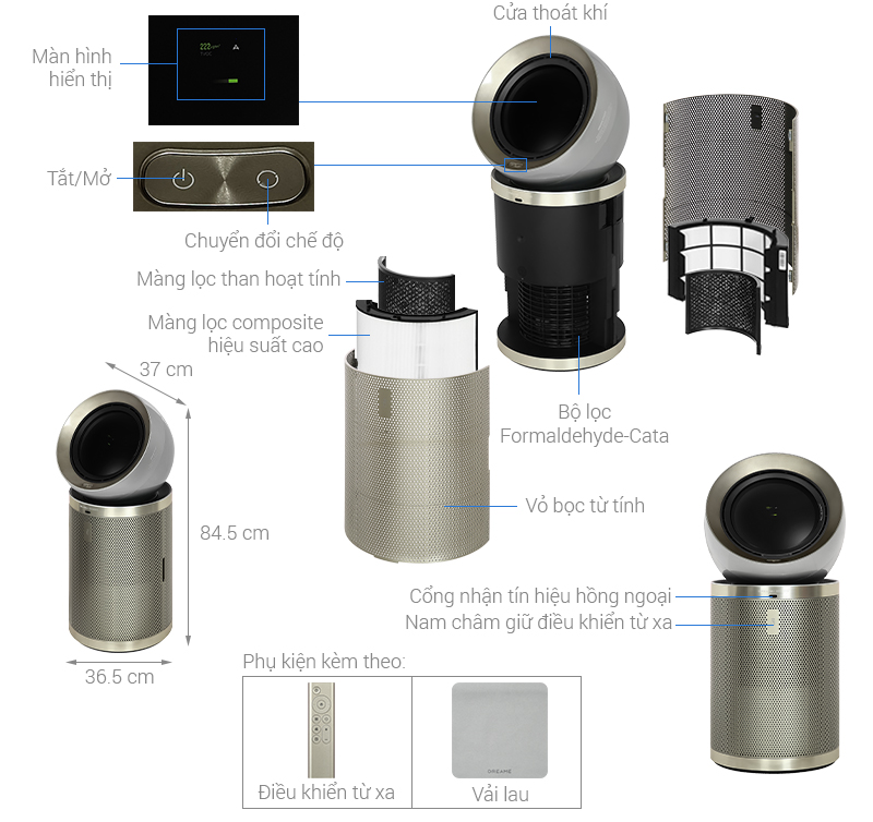 Máy lọc không khí Dreame PM10 40W