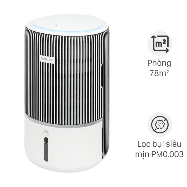 Máy lọc không khí tạo ẩm Philips AC3420/10 43W
