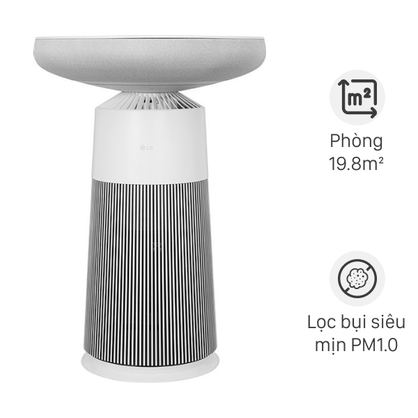 Máy lọc không khí kết hợp Loa LG PuriCare Aero Speaker AS20GSHU0 46W