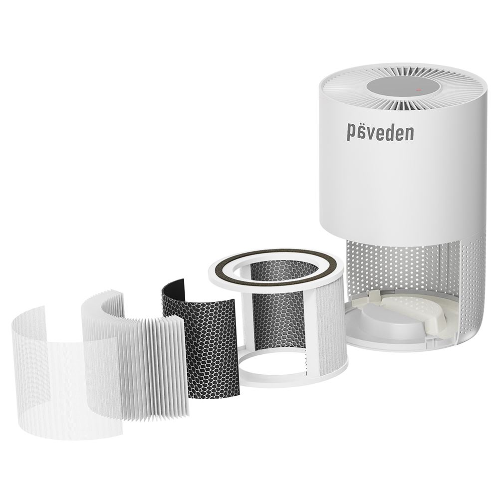 Máy lọc không khí Paveden PAP-M1133 15.6W Màu Trắng