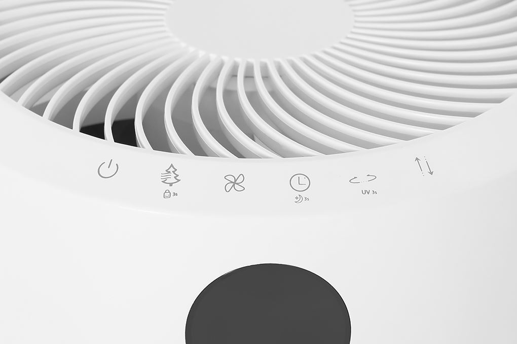 Máy lọc không khí kết hợp quạt Acerpure Cool C2-UVC AC553-50W 65W Màu Trắng
