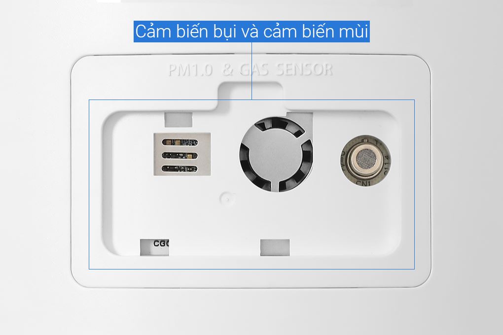 Máy lọc không khí kết hợp quạt Acerpure Cool C2-UVC AC553-50W 65W Màu Trắng