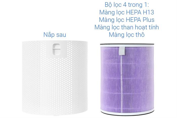 Máy lọc không khí Acerpure Cool C2-UVC AC553-50W 65W Màu Trắng