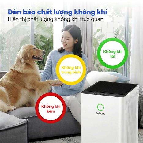 Máy lọc không khí FUJIHOME AP5Pro 60W Màu Trắng
