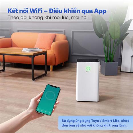 Máy lọc không khí FUJIHOME AP5Pro 60W Màu Trắng