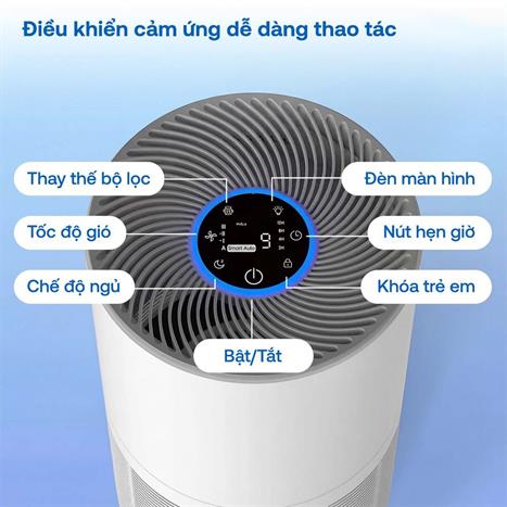 Máy lọc không khí FUJIHOME AP5Grand 35W Màu Trắng