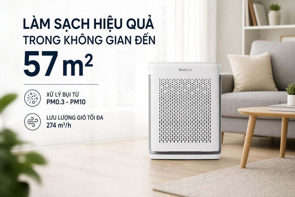 Máy lọc không khí Levoit Vital 100s 32W Màu Trắng