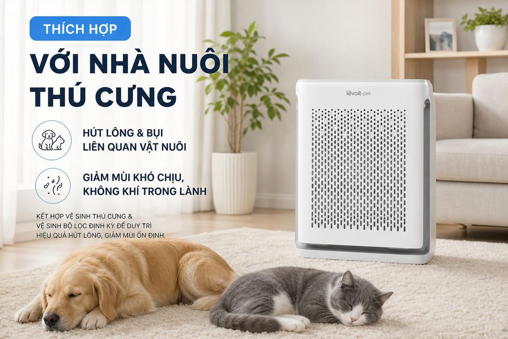 Máy lọc không khí Levoit Vital 100s 32W Màu Trắng