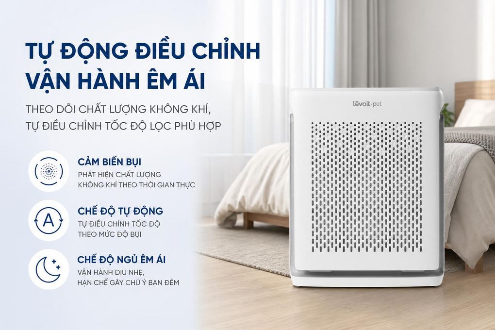 Máy lọc không khí Levoit Vital 100s 32W Màu Trắng