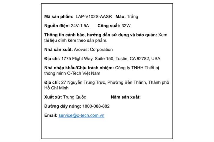 Máy lọc không khí Levoit Vital 100s 32W Màu Trắng
