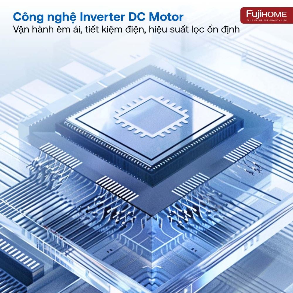 Máy lọc không khí FUJIHOME AP5Compact 25W Màu Trắng