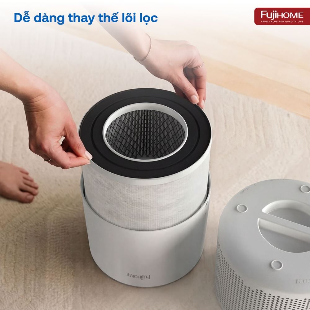 Máy lọc không khí FUJIHOME AP5Compact 25W Màu Trắng