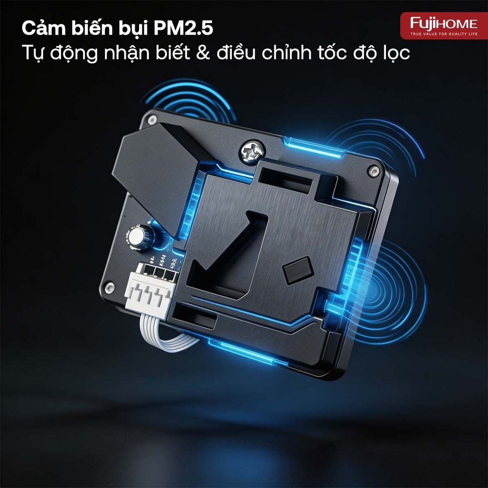 Máy lọc không khí FUJIHOME AP5Compact 25W Màu Trắng