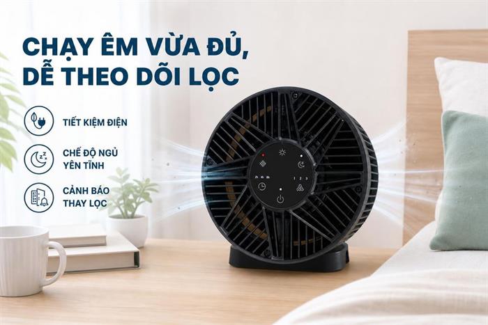 Máy lọc không khí Sunhouse SHD-AP9711 10W Màu Đen