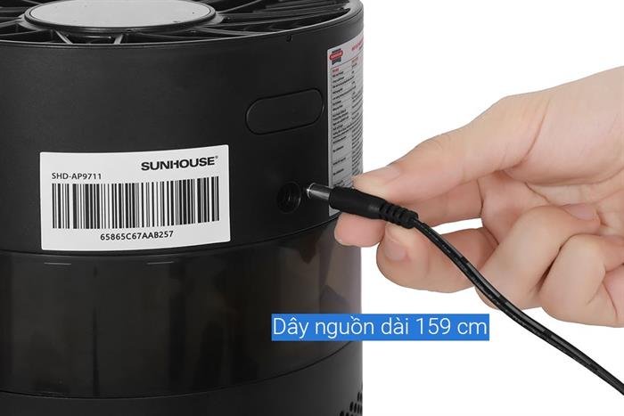 Máy lọc không khí Sunhouse SHD-AP9711 10W Màu Đen