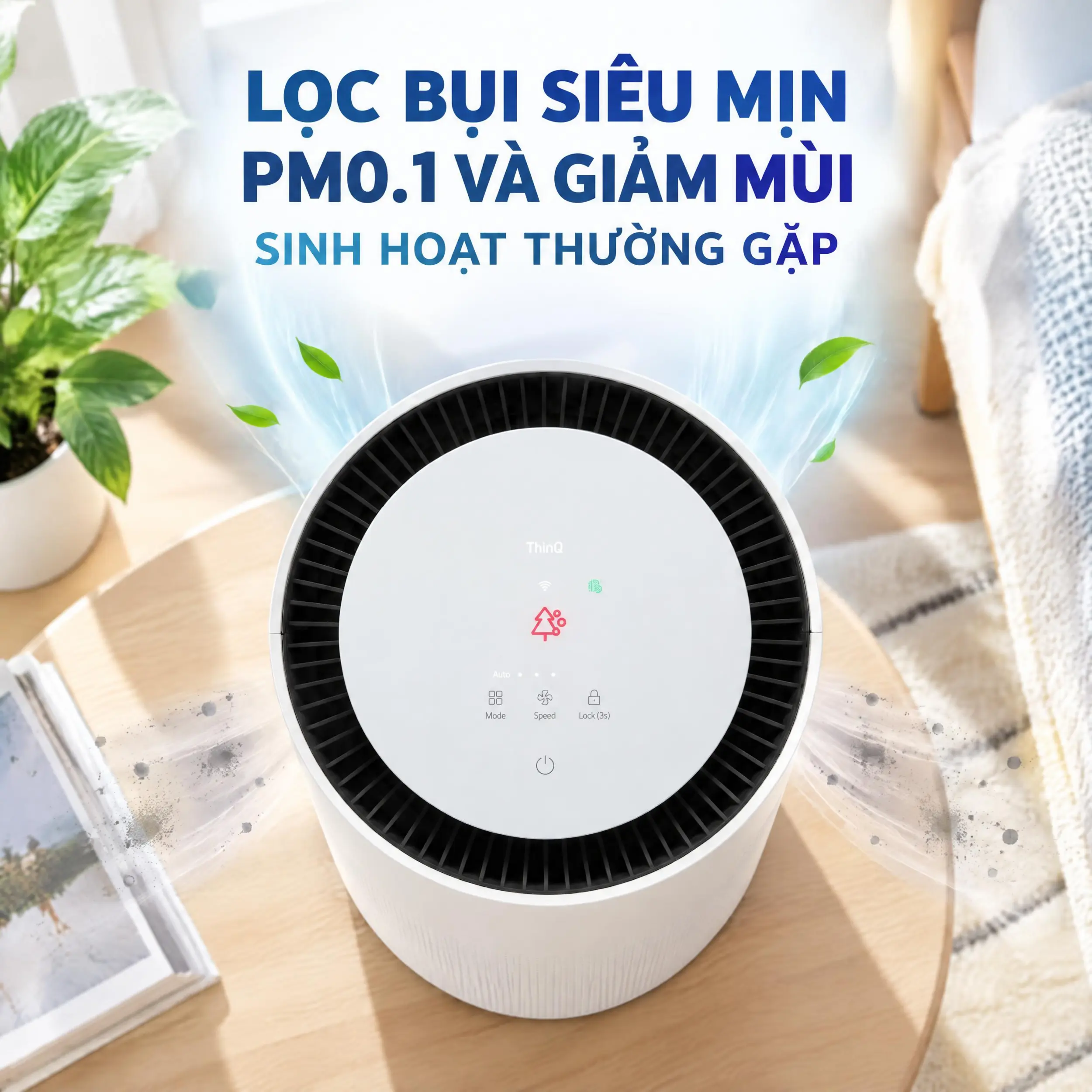 Máy lọc không khí LG PuriCare Aero Hit AS35GGW10.ABAE 35W Màu Trắng