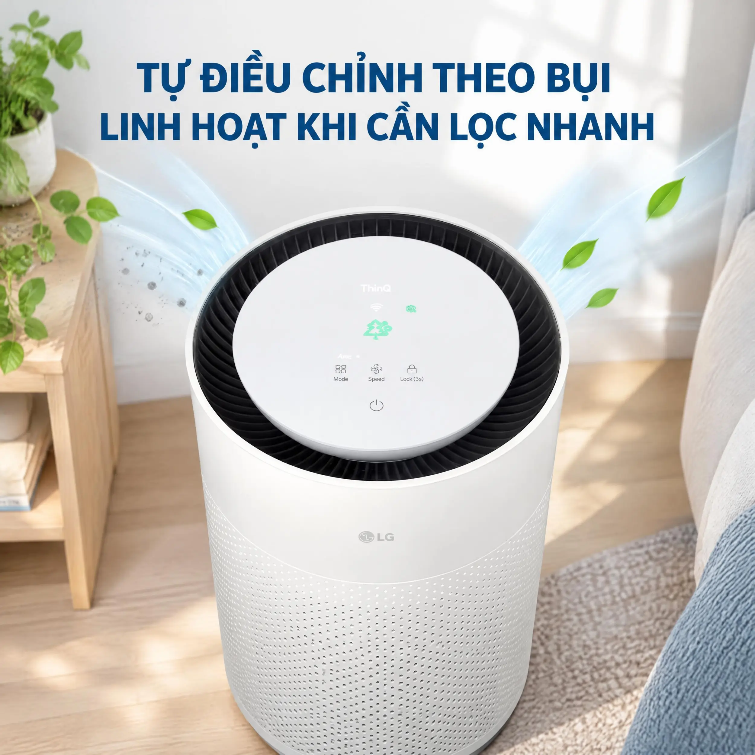 Máy lọc không khí LG PuriCare Aero Hit AS35GGW10.ABAE 35W Màu Trắng