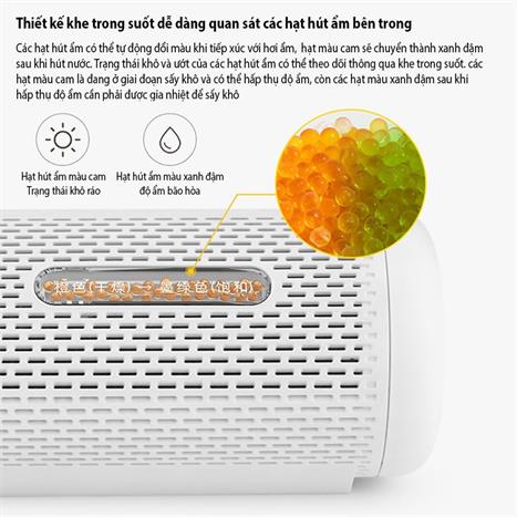 Máy hút ẩm mini Deerma CS50M Màu Trắng