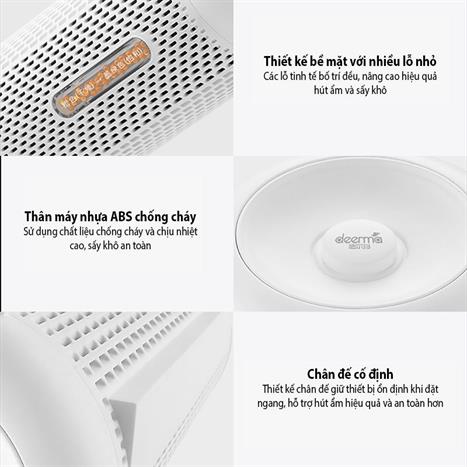 Máy hút ẩm mini Deerma CS50M Màu Trắng