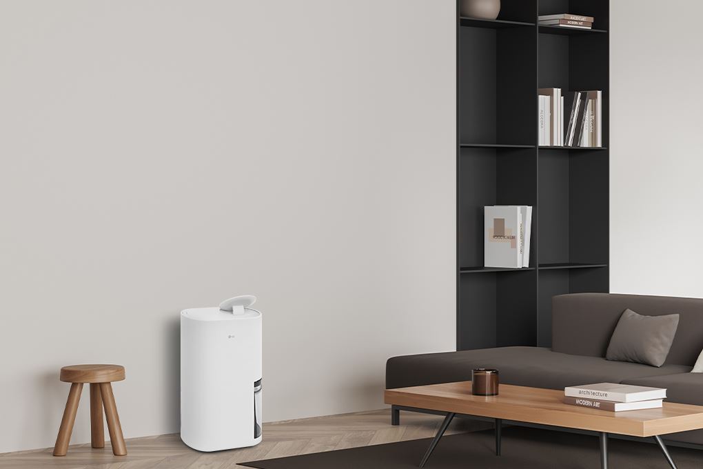 Máy hút ẩm LG Dual Inverter DD20GMWE1.ABAE Màu Trắng