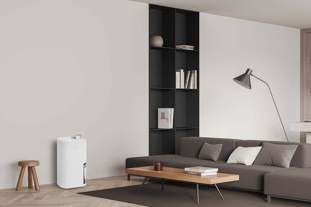 Máy hút ẩm LG Dual Inverter DD23GMWE1.ABAE Màu Trắng