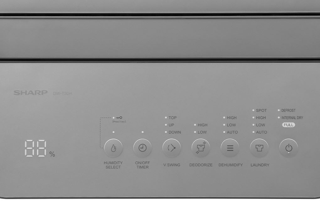 Máy hút ẩm Sharp DW-T30HV-W Màu Trắng