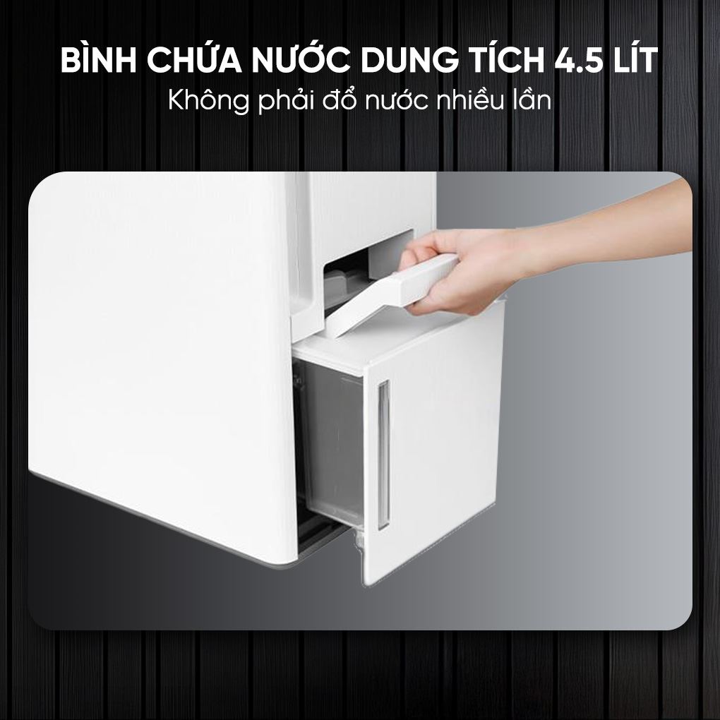 Máy hút ẩm Sharp DW-T30HV-W - Thiết kế Máy hút ẩm Sharp DW-T30HV-W - Thiết kế