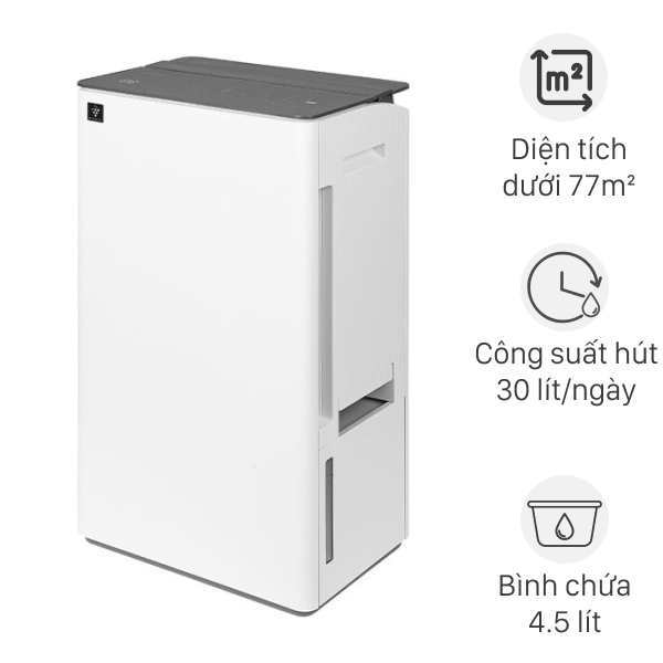 Máy hút ẩm Sharp DW-T30HV-W 325W