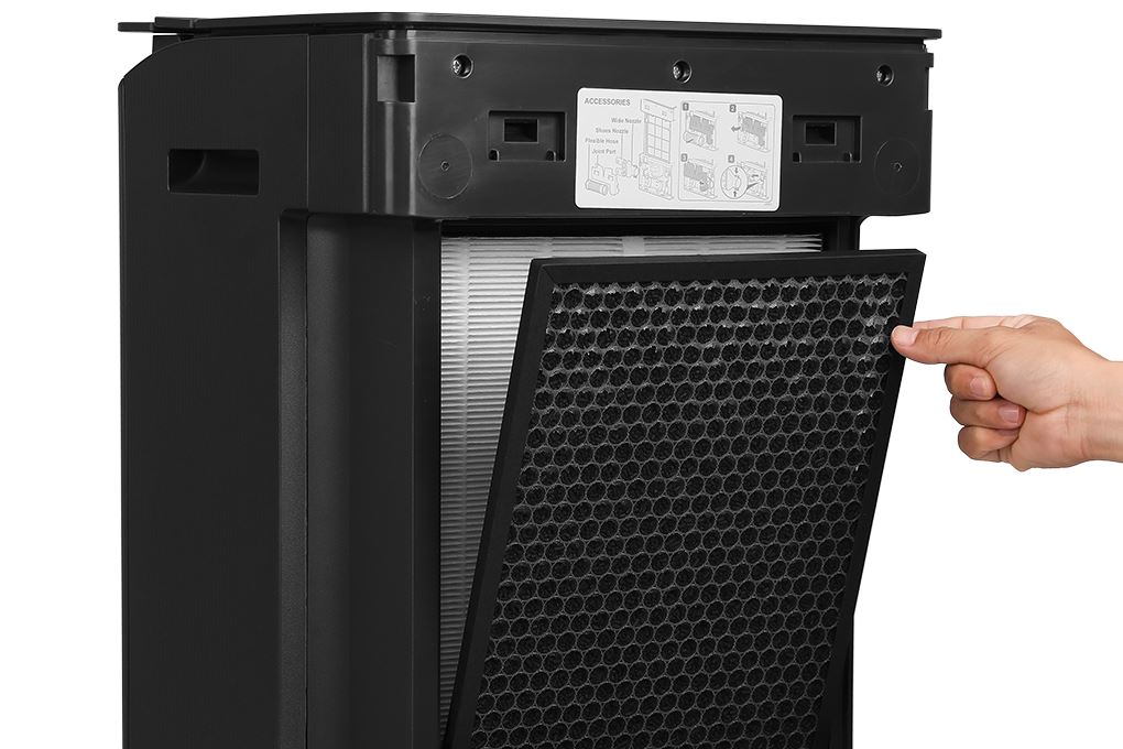 Máy hút ẩm kết hợp lọc không khí Sharp DW-T30FV-H Màu Đen