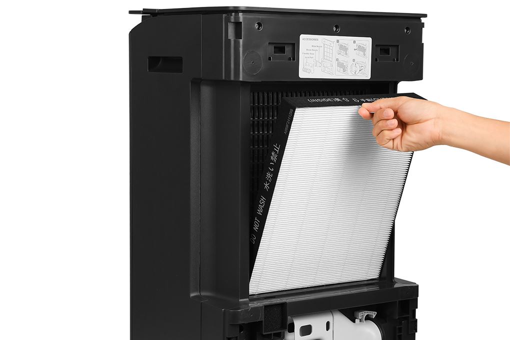 Máy hút ẩm kết hợp lọc không khí Sharp DW-T30FV-H Màu Đen