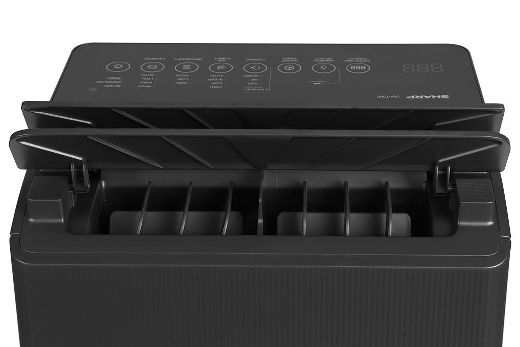 Máy hút ẩm kết hợp lọc không khí Sharp DW-T30FV-H Màu Đen