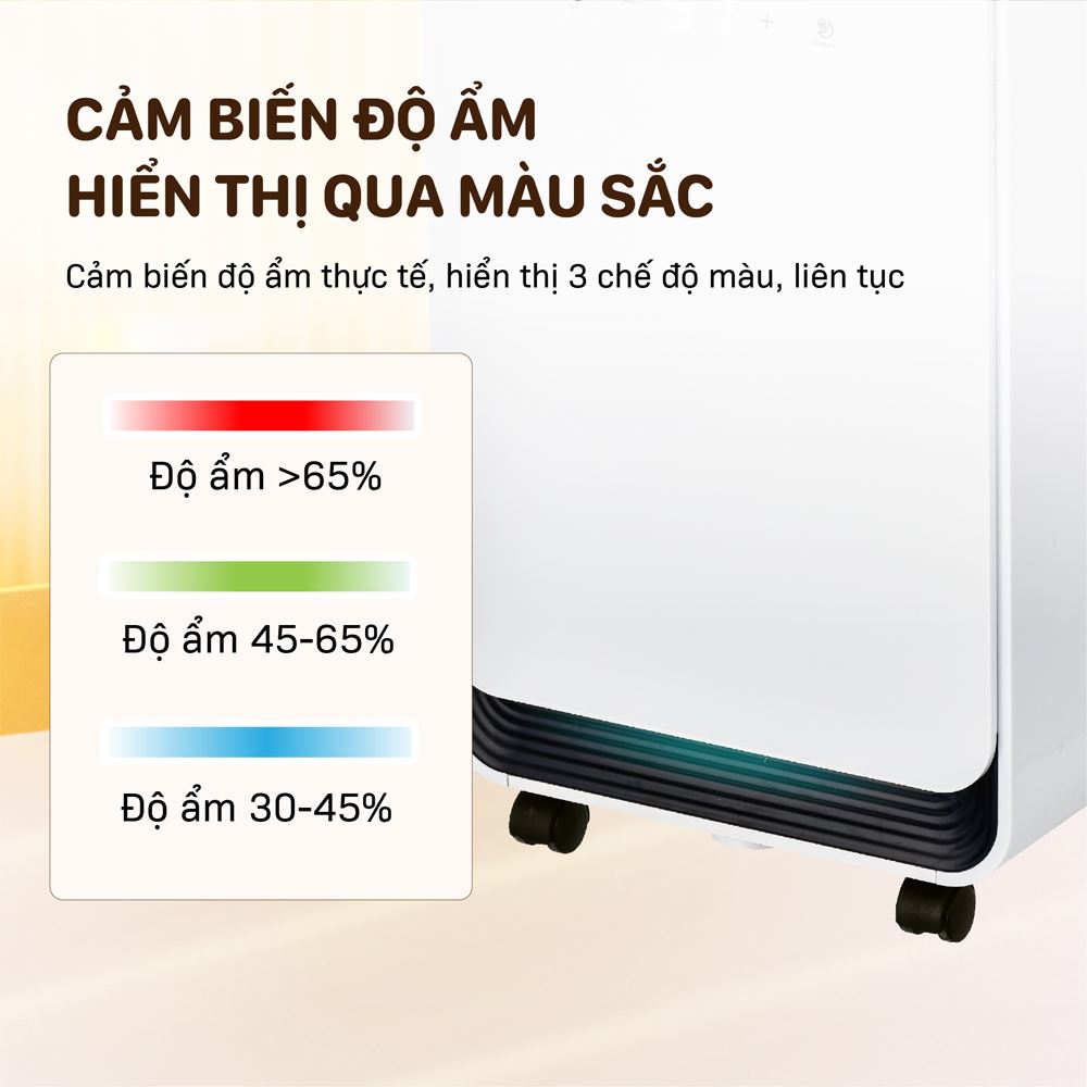 Máy hút ẩm FUJIHOME DH10 Màu Trắng