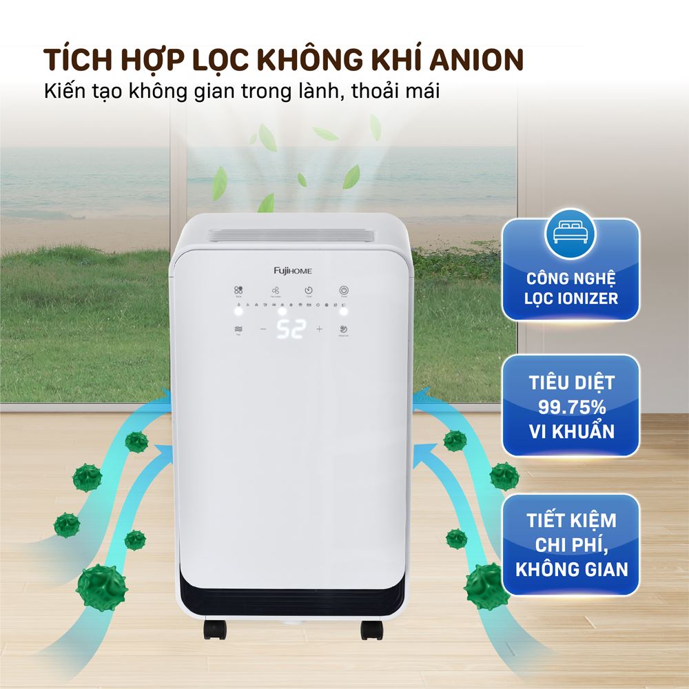 Máy hút ẩm FUJIHOME DH10 - Tính năng đặc biệt Máy hút ẩm FUJIHOME DH10 - Tính năng đặc biệt