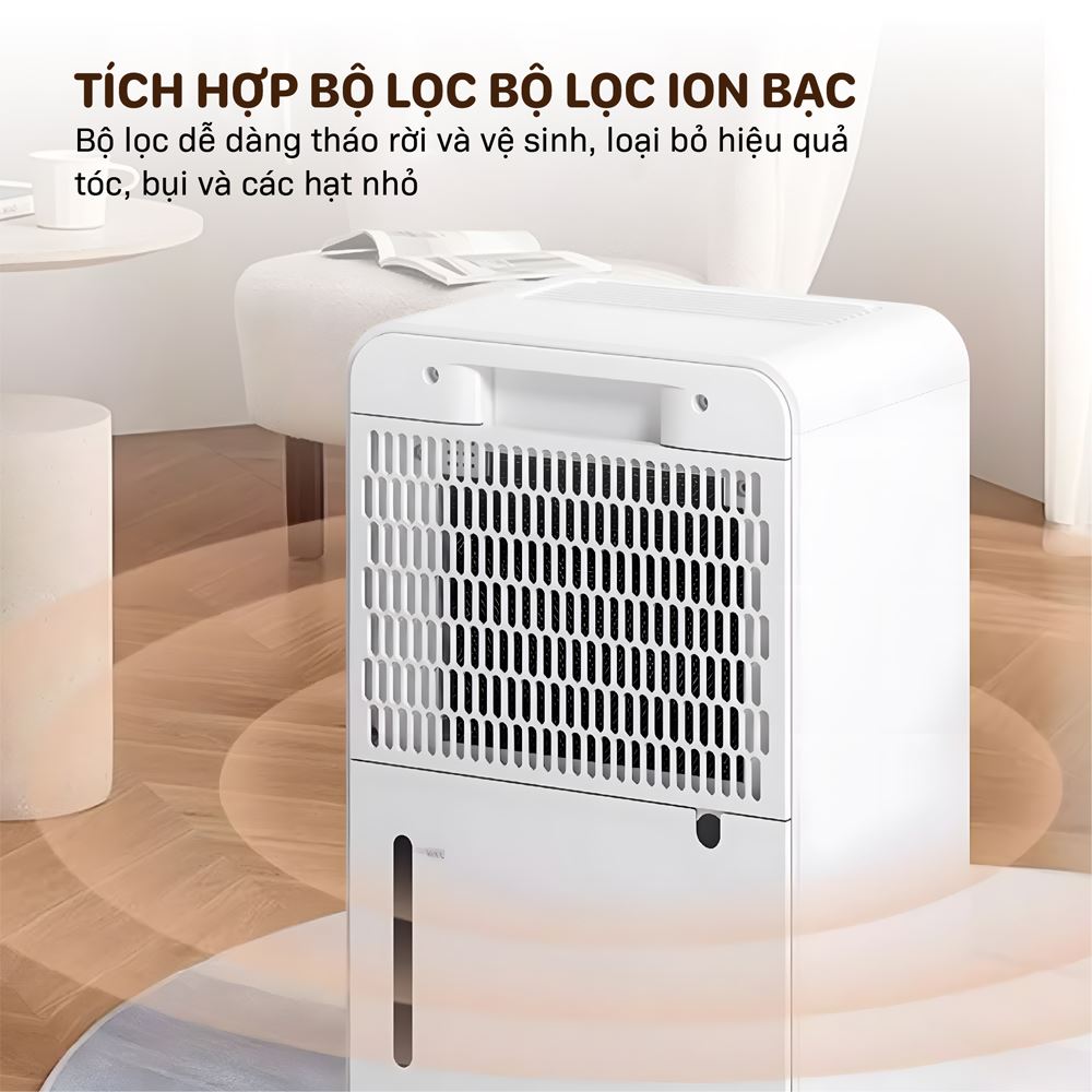 Máy hút ẩm FUJIHOME DH10 Màu Trắng