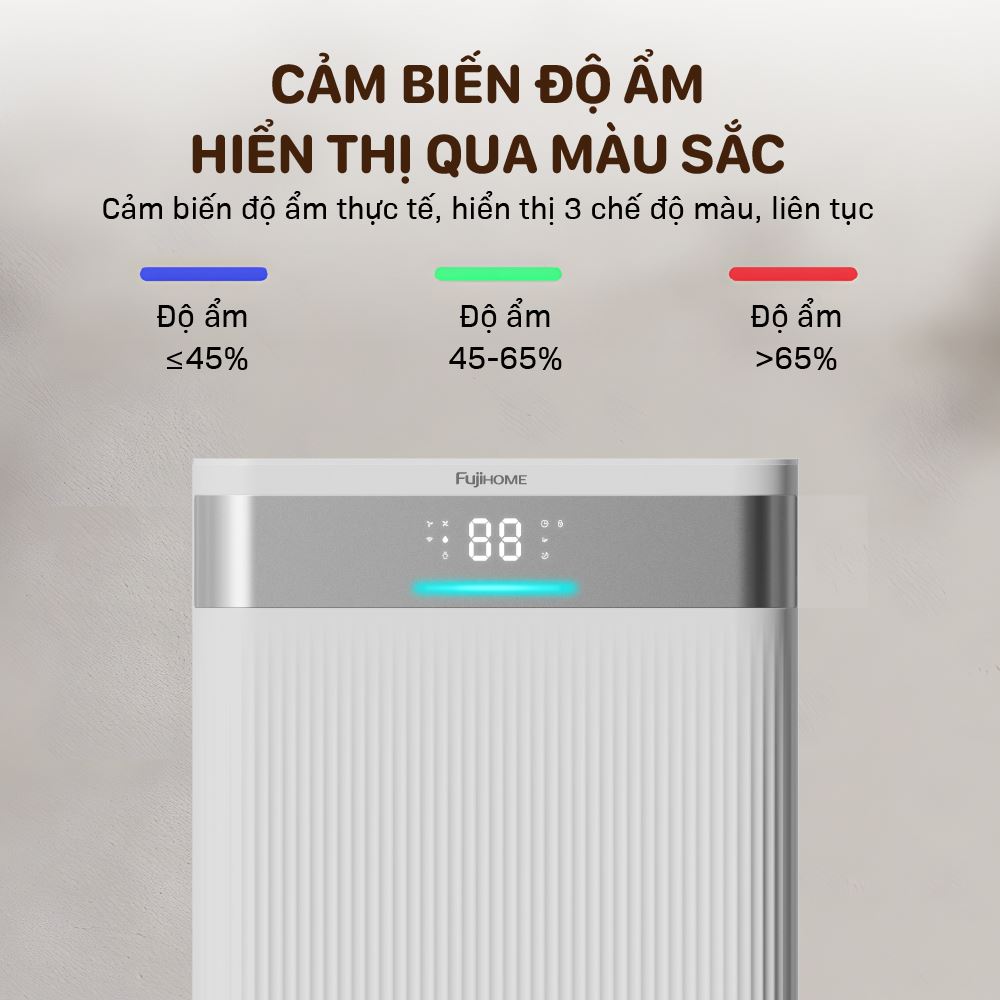 Máy hút ẩm FUJIHOME DH20NW Màu Trắng