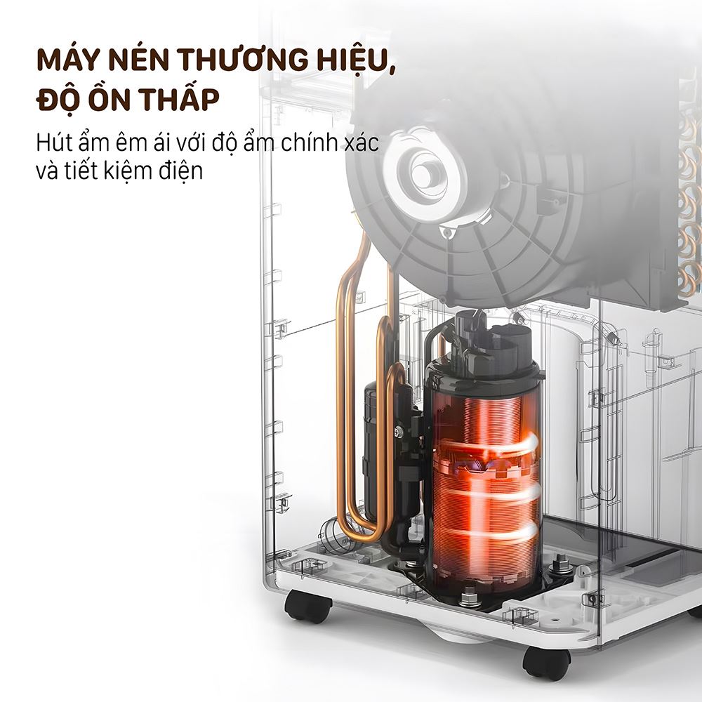 Máy hút ẩm FUJIHOME DH60W-HEPA - 10
