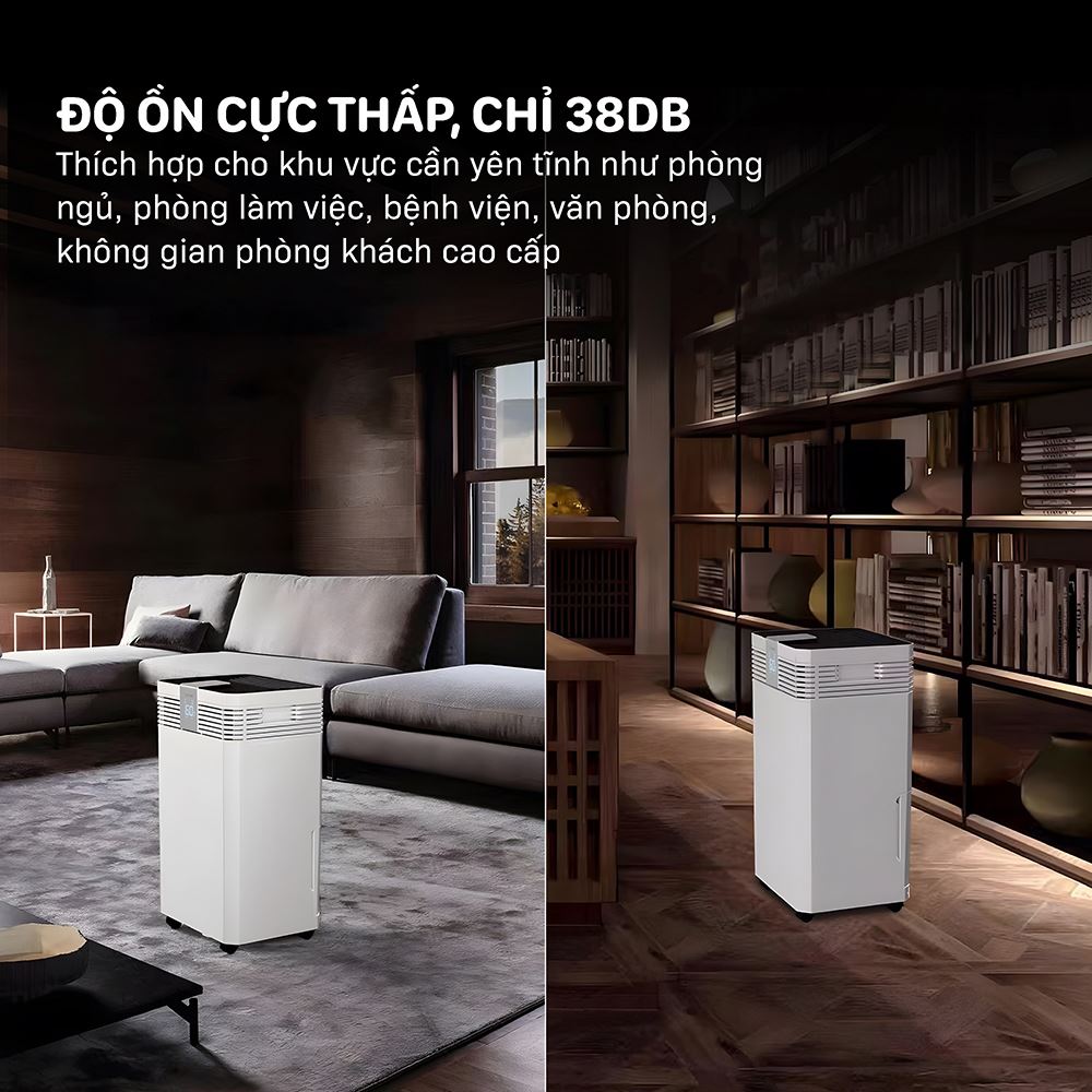 Máy hút ẩm FUJIHOME DH60W-HEPA - 11