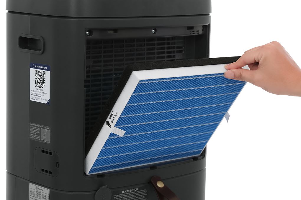 Máy hút ẩm kết hợp lọc không khí Electrolux EDH16TRBD3 Màu Đen