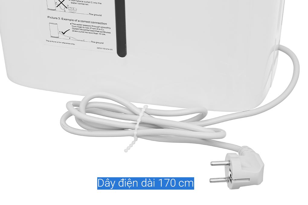 Máy hút ẩm Kangaroo KGDH25G Màu Trắng - Xám