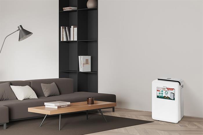 Máy hút ẩm kết hợp lọc không khí Nagakawa NAD8668 Màu Trắng