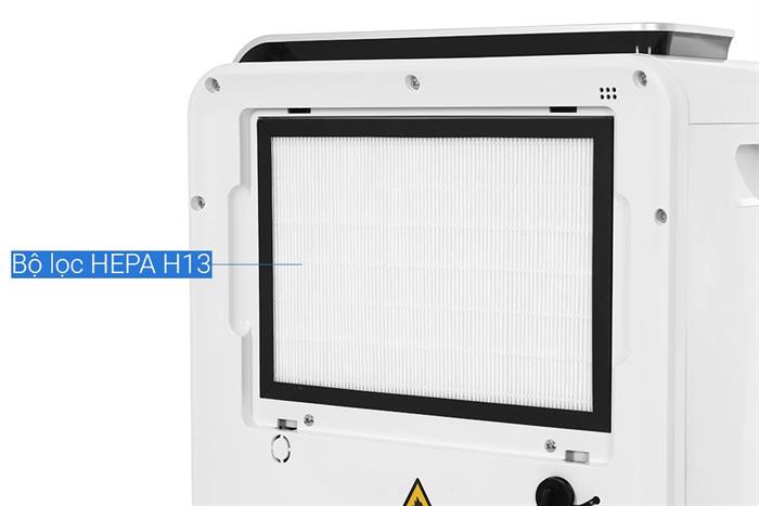 Máy hút ẩm kết hợp lọc không khí Nagakawa NAD8668 Màu Trắng