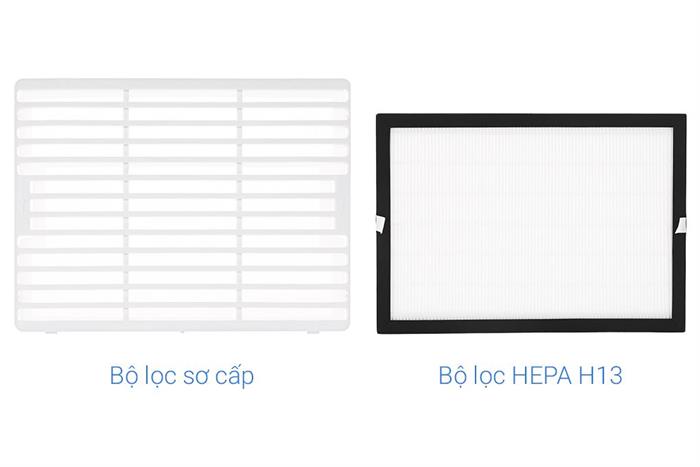 Máy hút ẩm kết hợp lọc không khí Nagakawa NAD8668 Màu Trắng